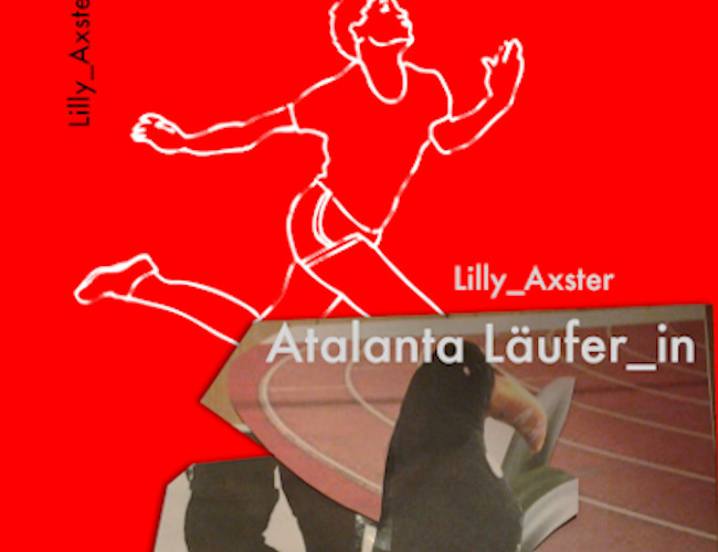 Skizze für das Cover von 'Atalanta Läufer_in'